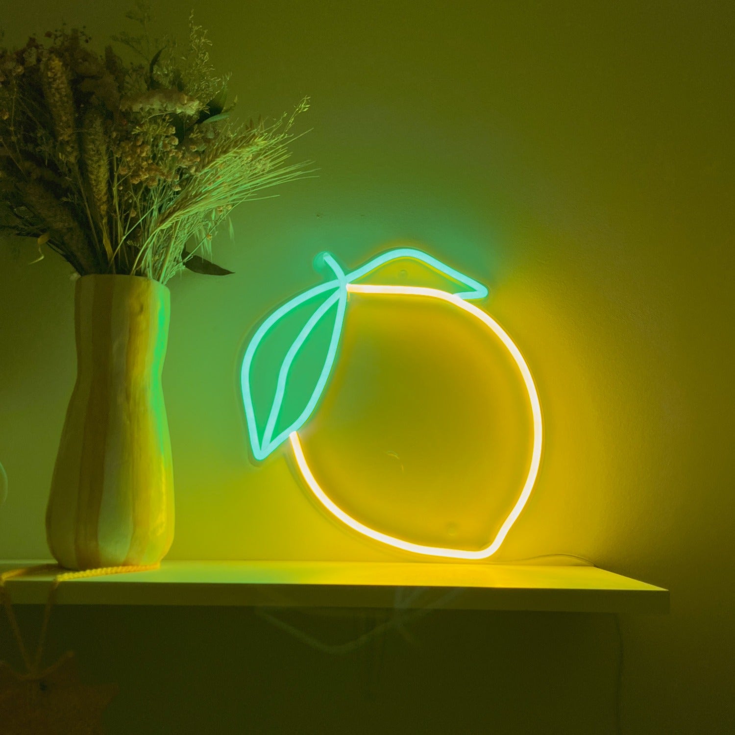 Lemon - signe en néon LED